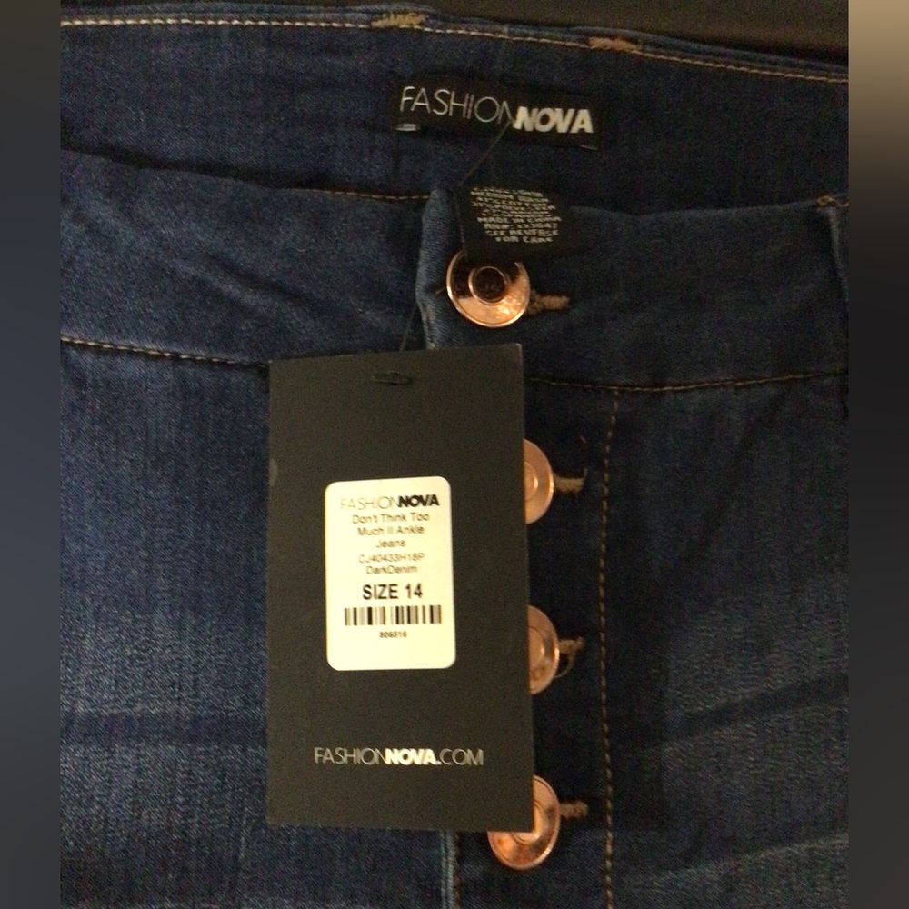Fashion Nova Stretch Skinny Jean-Size 14-NWT